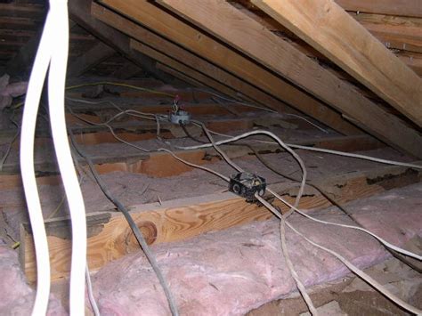 electrical code junction box in attic|insulated junction box.